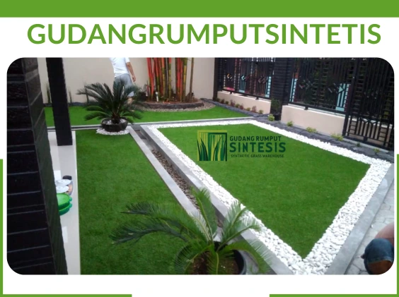 project pasang rumput sintetis swiss di jakarta