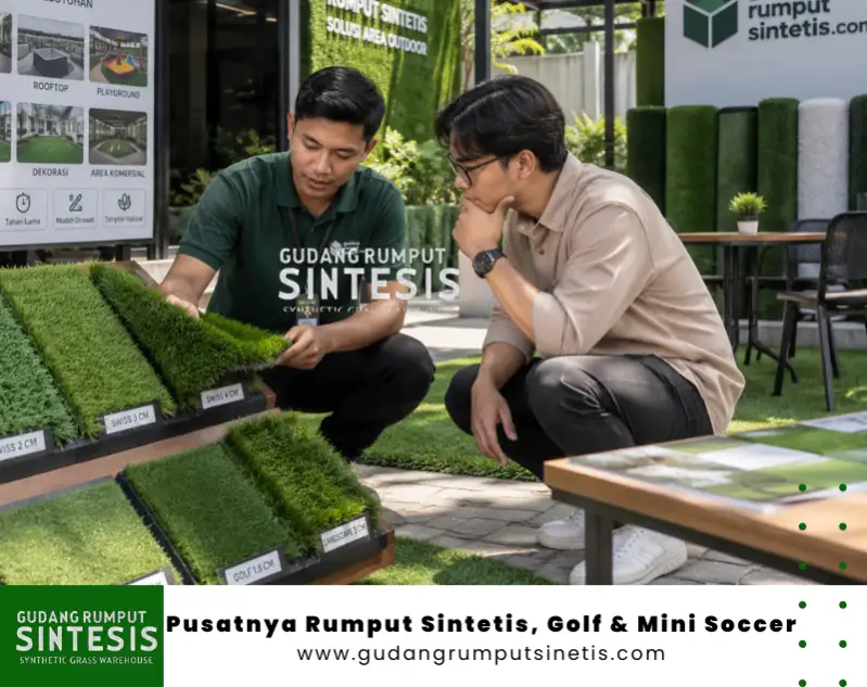 cara memilih rumput sintetis outdoor